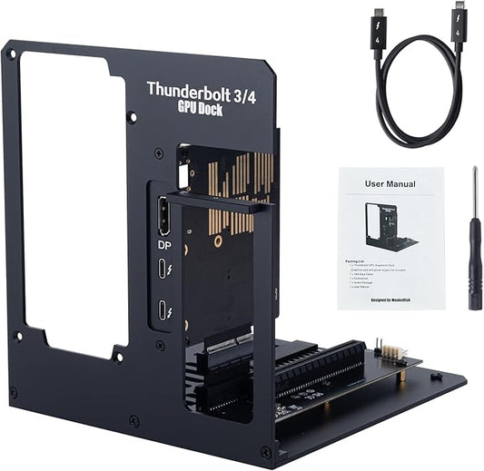 eGPU Enclosure Thunderbolt 3/4 USB4 40Gbps PD 85W Charging External GPU Dock by Unknown