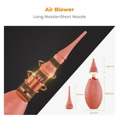 K&F CONCEPT Air Blower, with Long Nozzle/Short Nozzle Switch Design, Single Air - Image 3