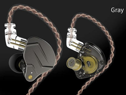 KZ ZSN Pro Dual Drivers 1BA 1DD in Ear Earphones HiFi Power Bass Earbuds - Image 8