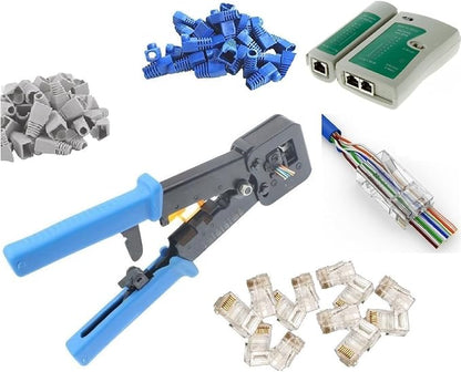 UbiGear® Professional Pass-Through Network Tool Kits Network/Phone Cable Tester by UbiGear%C2%AE