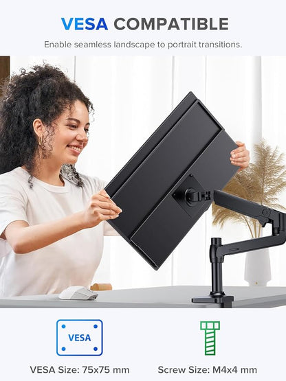 UPERFECT 22" 2K QLED Portable Touchscreen Monitor w/VESA & 180° Adjustable Stand - Image 6