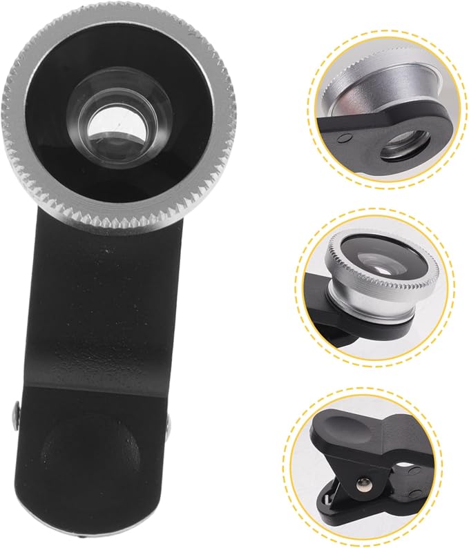 Portable Cell Phone Camera Lens Super Wide Angle Lens Macro Lens Fisheye Lens - Image 4