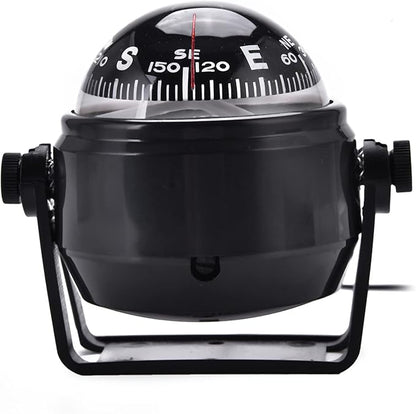 VGEBY Marine Navigation Compass, High Precision LED Marine Digital Car Mount - Image 2