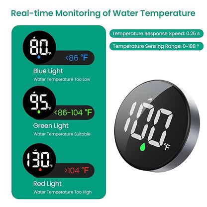 Longriver MX08 Wireless Shower Temperature Monitor, Shower Thermometer - Image 2