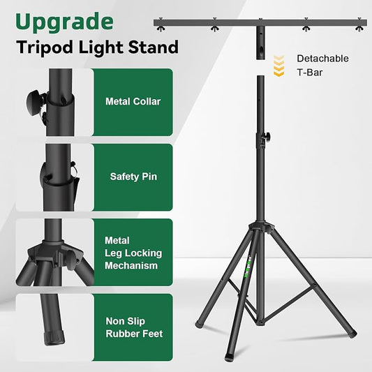 Dj Light Stand Metal T-Bar Stage Stand - Image 2