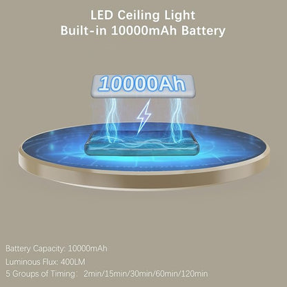 Battery Operated LED Celling Lights Fixture - Image 3