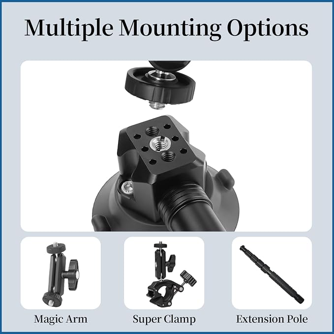 FIFIELD 3inch Suction Cup Camera Mount - Image 5