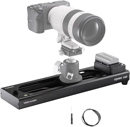 Accsoon Toprig S40 Motorized Camera Slider 40cm/16 App Wireless Control Carbon by Accsoon