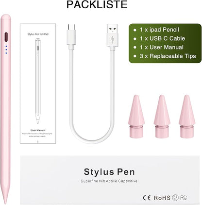 Pen for iPad 2018-2025, HATOKU 15 Mins Fast Charging Pencil 1st Gen - Image 6