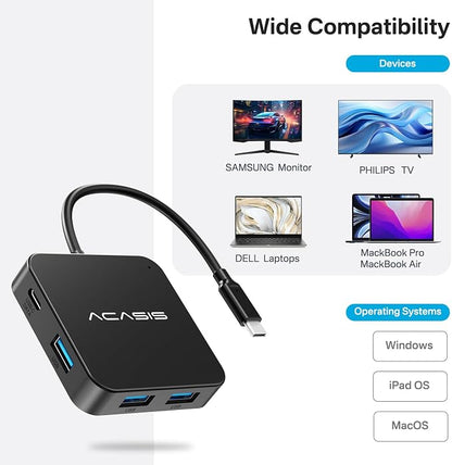 ACASIS USB C Hub 10Gbps, 6-in-1 Multiport Adapter - Image 6