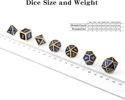 DnDnD Heavy Polyhedral Metal Dice Set - Image 5
