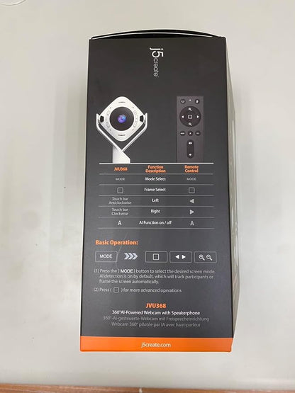j5create 360 All Around AI-Powered Conference Room Camera - Image 13