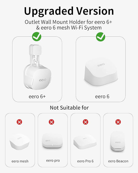 COOLWUFAN Outlet Wall Mount Holder - Image 2