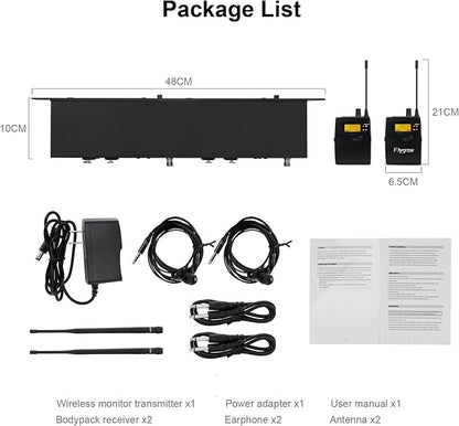 UHF Dual Wireless in-Ear Monitor System - Image 7