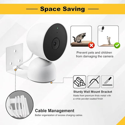 3 Pack Adhesive Metal Nest Camera Mount fits - Image 6