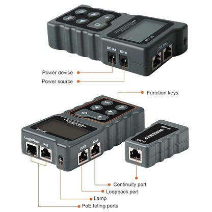 Network Cable Tester, VXSCAN NF-488 POE Cable Tester - Image 7