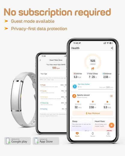 FITVII Screenless Fitness Tracker - Image 8