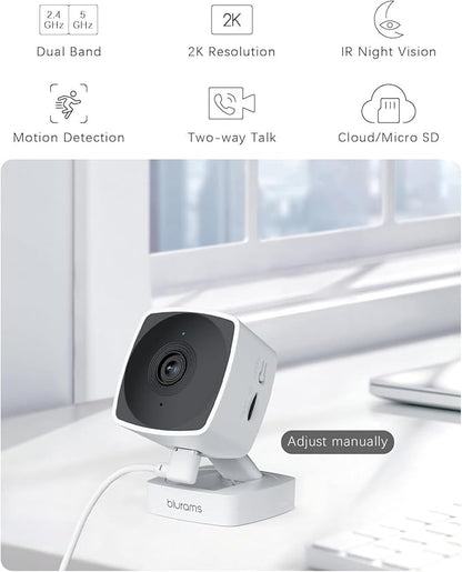 blurams 5GHz Cameras for Home Security, 2K Security Camera Indoor, Pet Camera - Image 2