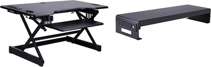 Rocelco 46" Standing Desk Converter by Rocelco