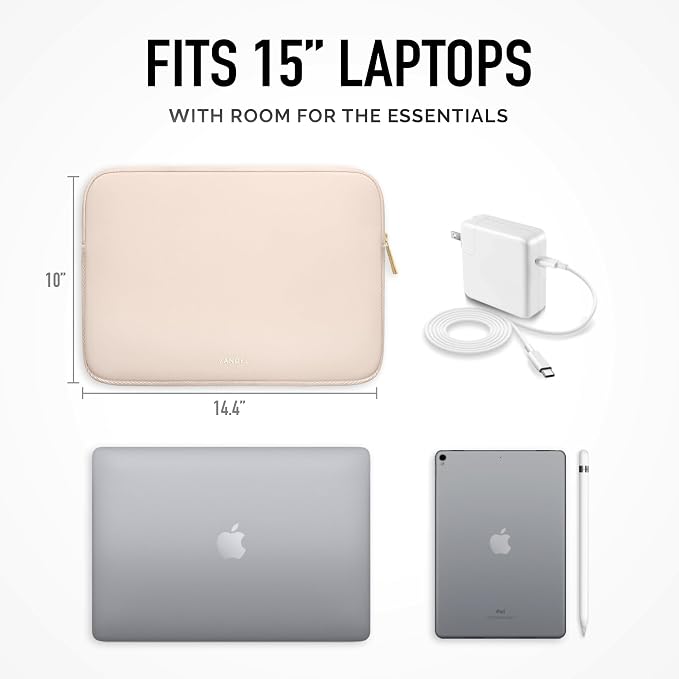 Vandel Slim MacBook Air 15 Inch Laptop Sleeve, 15 inch Laptop Case, Protective - Image 4