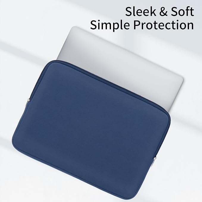 RAINYEAR 15.6 Inch Laptop Sleeve Protective Case Soft Lining Zipper Cover - Image 2