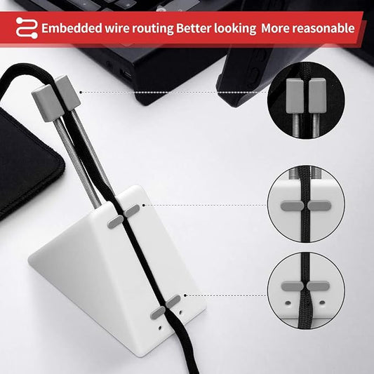 Hotline Games Mouse Bungee Mouse Cord Clip Cord Management System Fixer Holder - Image 2