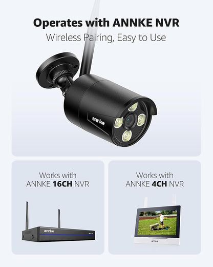 ANNKE 2-Pack Add-on Security Camera System, 5MP Outdoor Wireless Bullet Cameras - Image 8