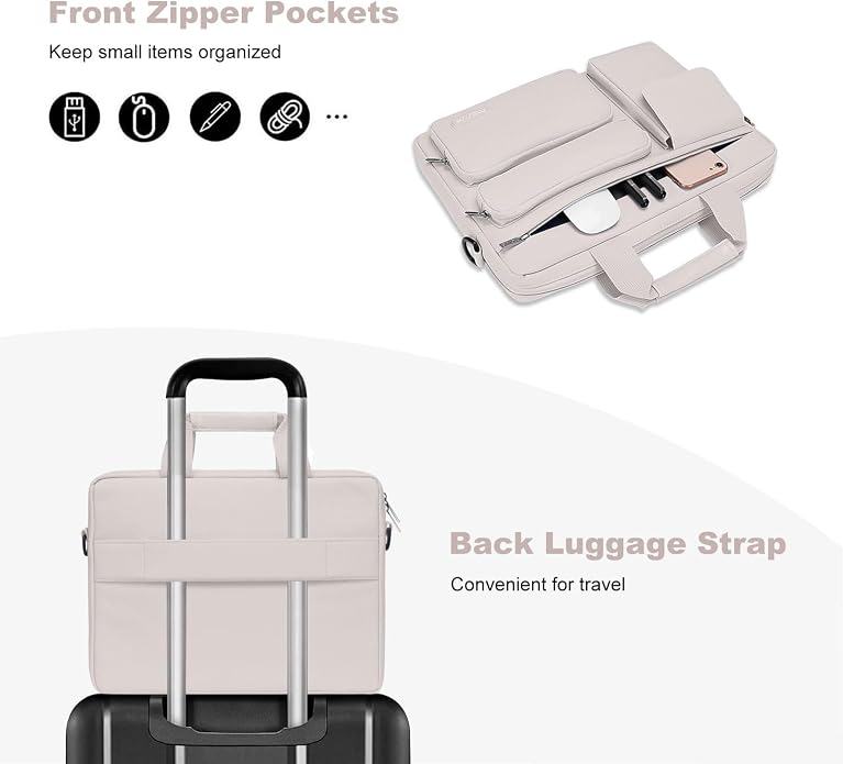 MOSISO Laptop Shoulder Bag, Computer Bag - Image 2