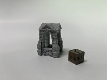 Paintable Tabletop Miniature Little Town Building Terrains Compatible - 18mm - Image 7