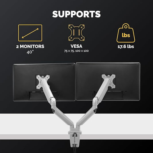 Fellowes Platinum Series Dual Monitor Arm - Image 2