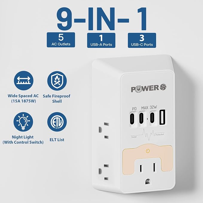 20W PD Fast Charging Wall Outlet - Image 3