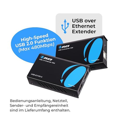 OREI USB Over Cat5e/6 Extender Upto 165 Feet - Image 4