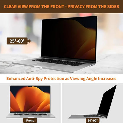 Privacy Screen for MacBook Air 13.6 & 13 Inch, Anti-Spy Removable Laptop - Image 2
