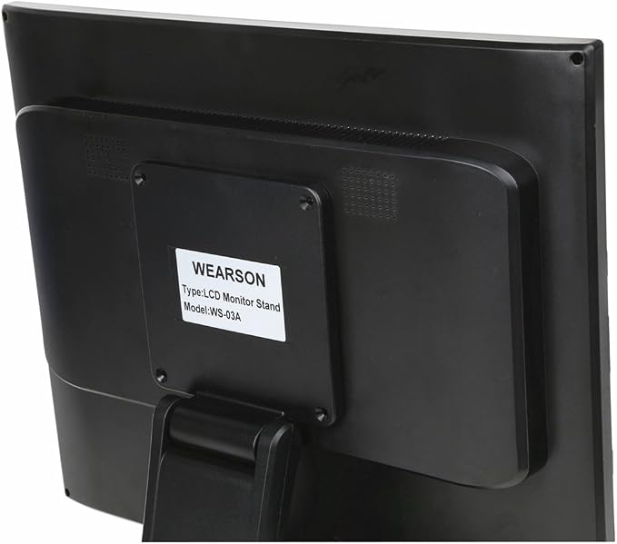 WEARSON WS-03A Adjustable LCD TV Stand Folding Metal Monitor Desk Stand - Image 7