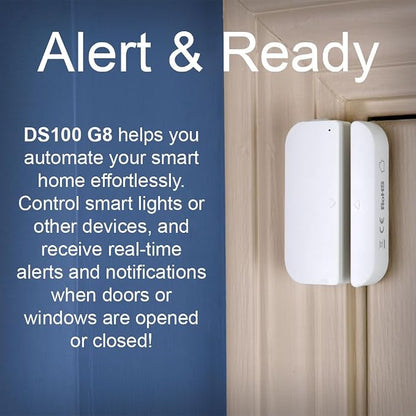 HomeSeer Smart Door & Window Sensor, 800 Series Long Range Z-Wave Technology - Image 2