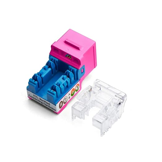 trueCABLE Cat6 Keystone Jack, Unshielded, 90 Degree Punch-Down, PoE++ 100W - Image 2