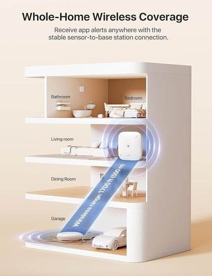 X-Sense Wi-Fi Water Leak Detector Kit, Smart Water Sensor Alarm - Image 8