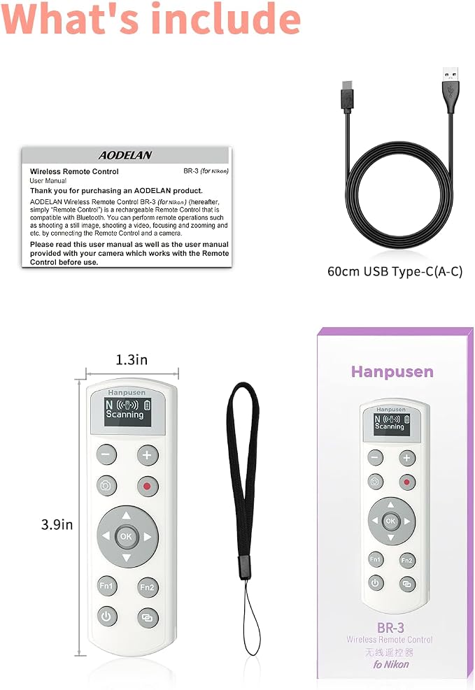 Hanpusen Rechargeable Camera Remote Control - Image 7