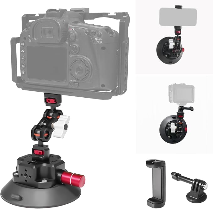 FIFIELD 4.5in Suction Cup Camera Mount by FIFIELD