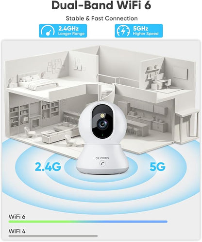 blurams 8MP Indoor Camera, 360° PTZ Baby Monitor, Pet Camera - Image 7