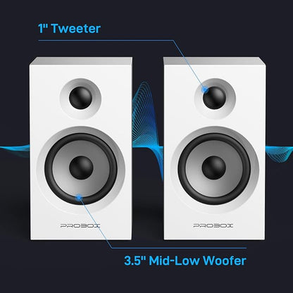 BT16 Active Bookshelf Speakers 3.5" Woofer - Image 3