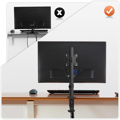 PHOLITEN Monitor Mount for Most 13-32" Computer Screens up to 20lbs, Adjustable - Image 7