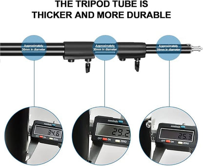 Heavy Duty Aluminum Alloy Photography Video Tripod Light Stands, Tripod Stands - Image 4