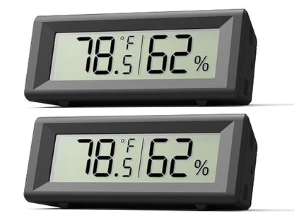 Small Digital Hygrometer, Humidity Meter, Indoor Thermometer, Room Temperature by PFTTDD