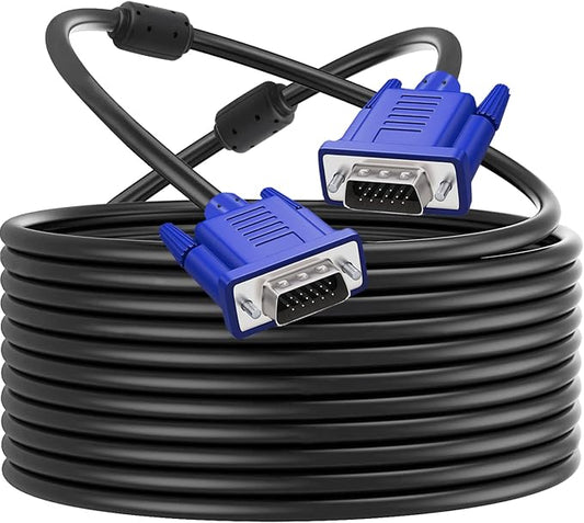 PASOW VGA to VGA Monitor Cable HD15 Male to Male by PASOW