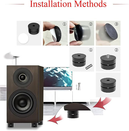 Audiocrast 4X HiFi Speaker Spikes 40×23mm Speaker Stand Feet Pads HiFi Shock - Image 7