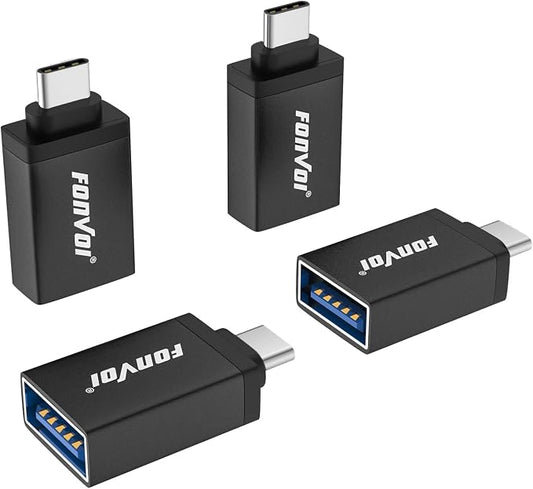 USB C to USB Adapter, USB Type C Male to USB 3.0 Female OTG Adapter Compatible by FONVOi