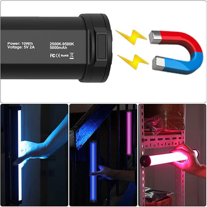 RGB Photography Light Wand Stick, 360° Full Color Portable LED Lighting Wand - Image 6