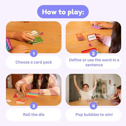 THE FIDGET GAME Vocabulary Words, Flash Card Game, Grade 4-6, Ages 9-12 - Image 3