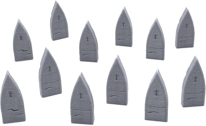 EnderToys Mausoleum Graveyard Tombstones, 3D Printed Tabletop RPG Scenery and - Image 6
